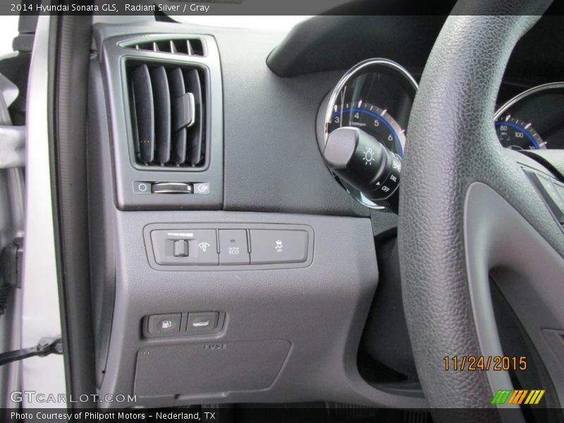 Radiant Silver / Gray 2014 Hyundai Sonata GLS
