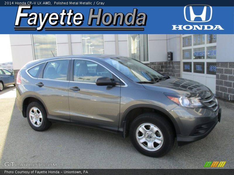 Polished Metal Metallic / Gray 2014 Honda CR-V LX AWD