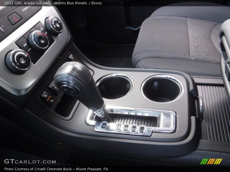 Atlantis Blue Metallic / Ebony 2013 GMC Acadia SLE AWD
