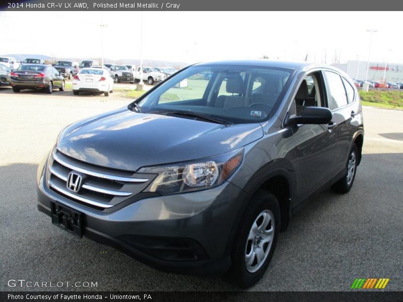 Polished Metal Metallic / Gray 2014 Honda CR-V LX AWD