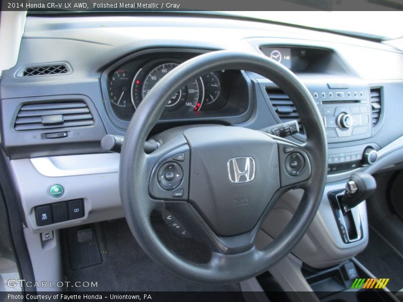Polished Metal Metallic / Gray 2014 Honda CR-V LX AWD