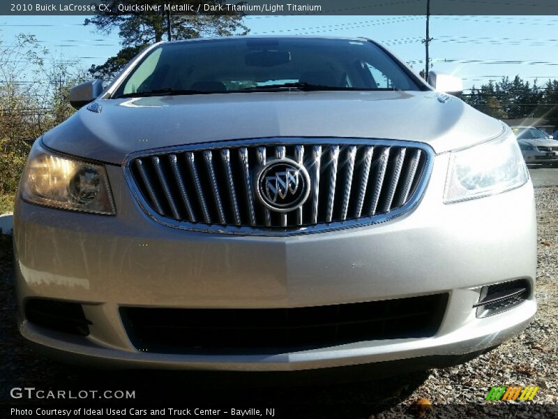 Quicksilver Metallic / Dark Titanium/Light Titanium 2010 Buick LaCrosse CX