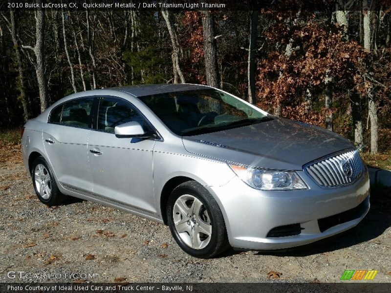 Quicksilver Metallic / Dark Titanium/Light Titanium 2010 Buick LaCrosse CX