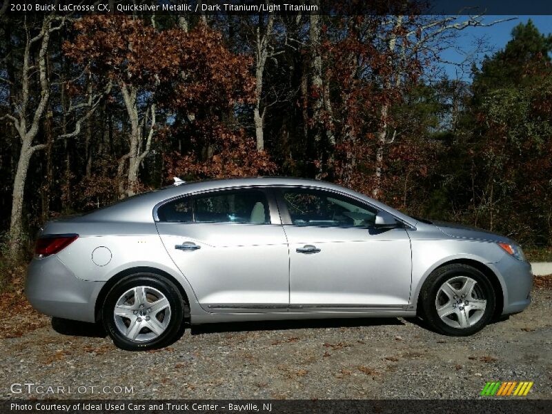Quicksilver Metallic / Dark Titanium/Light Titanium 2010 Buick LaCrosse CX