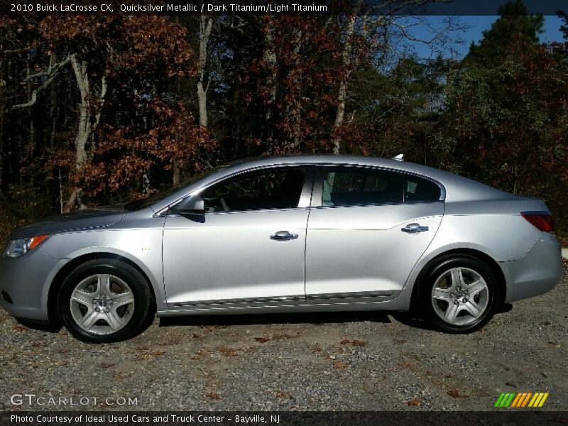 Quicksilver Metallic / Dark Titanium/Light Titanium 2010 Buick LaCrosse CX