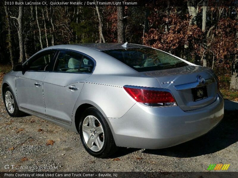 Quicksilver Metallic / Dark Titanium/Light Titanium 2010 Buick LaCrosse CX