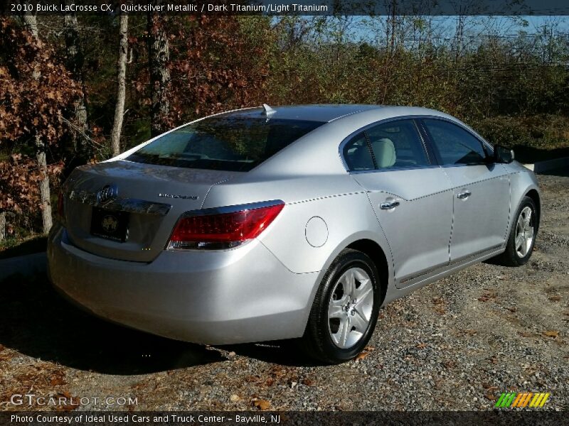 Quicksilver Metallic / Dark Titanium/Light Titanium 2010 Buick LaCrosse CX