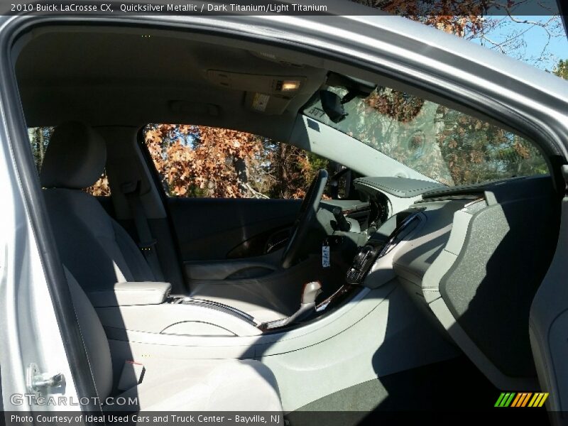 Quicksilver Metallic / Dark Titanium/Light Titanium 2010 Buick LaCrosse CX
