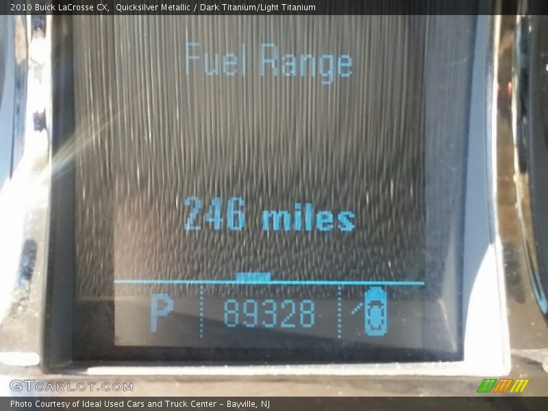 Quicksilver Metallic / Dark Titanium/Light Titanium 2010 Buick LaCrosse CX