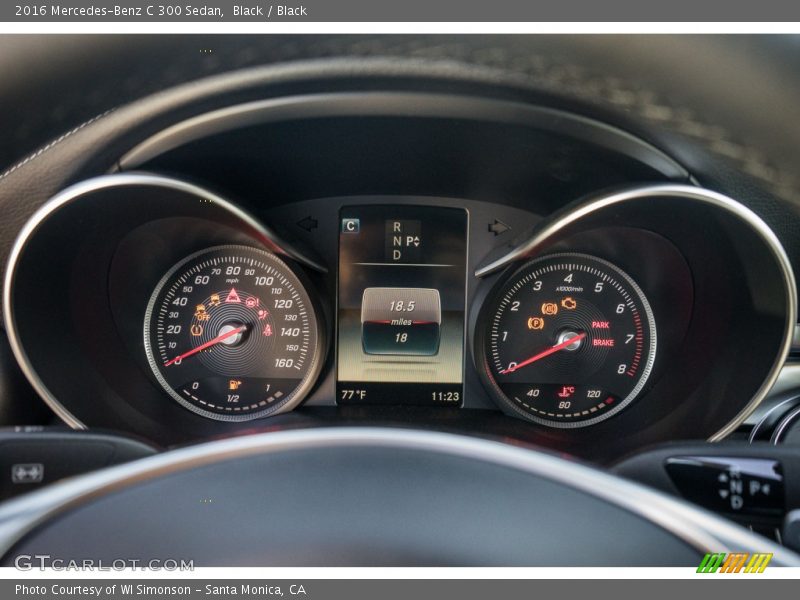 Black / Black 2016 Mercedes-Benz C 300 Sedan