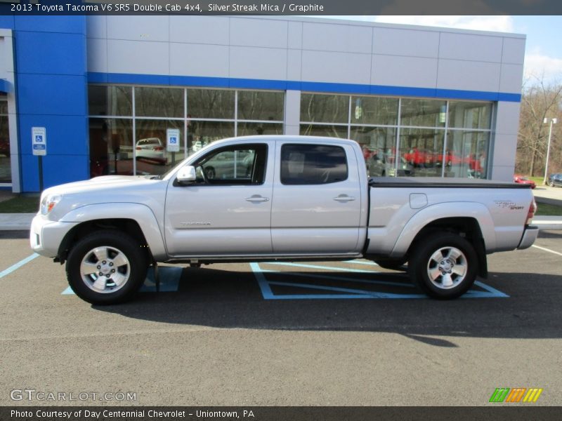 Silver Streak Mica / Graphite 2013 Toyota Tacoma V6 SR5 Double Cab 4x4