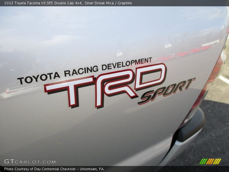 Silver Streak Mica / Graphite 2013 Toyota Tacoma V6 SR5 Double Cab 4x4