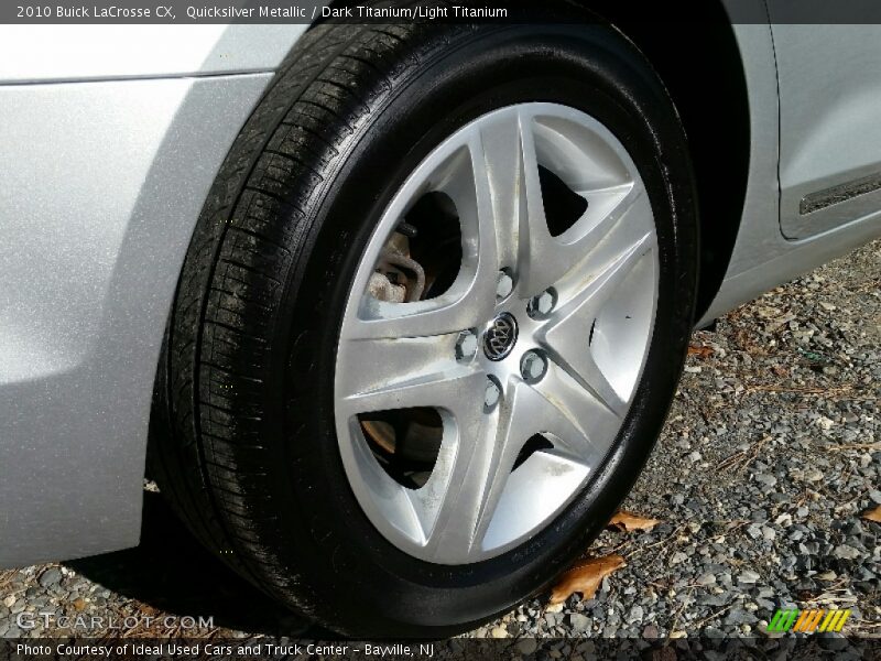 Quicksilver Metallic / Dark Titanium/Light Titanium 2010 Buick LaCrosse CX