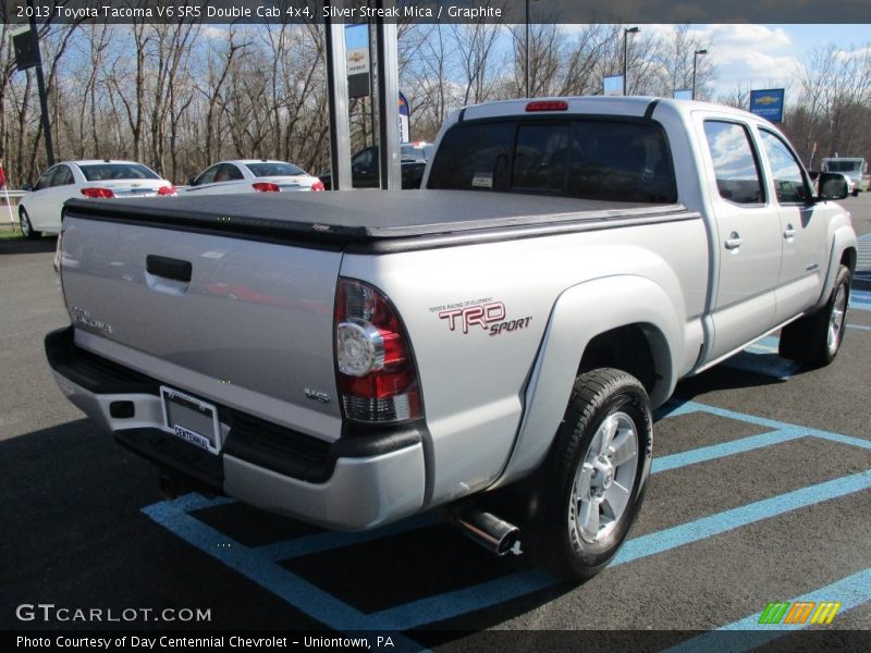 Silver Streak Mica / Graphite 2013 Toyota Tacoma V6 SR5 Double Cab 4x4