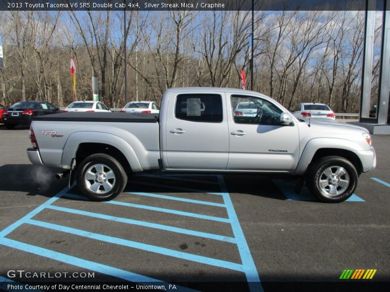 Silver Streak Mica / Graphite 2013 Toyota Tacoma V6 SR5 Double Cab 4x4