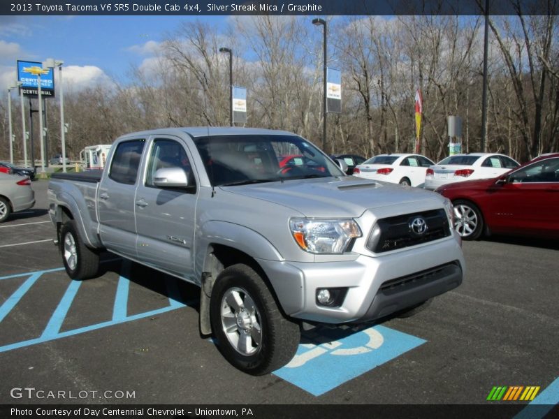 Silver Streak Mica / Graphite 2013 Toyota Tacoma V6 SR5 Double Cab 4x4
