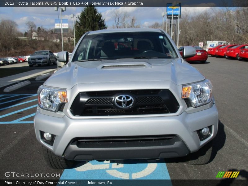Silver Streak Mica / Graphite 2013 Toyota Tacoma V6 SR5 Double Cab 4x4
