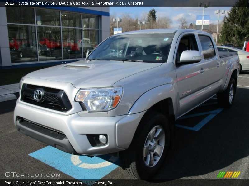 Silver Streak Mica / Graphite 2013 Toyota Tacoma V6 SR5 Double Cab 4x4