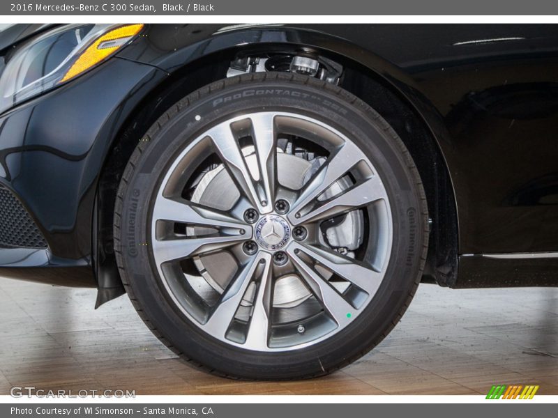 Black / Black 2016 Mercedes-Benz C 300 Sedan