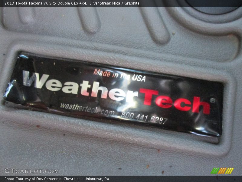 Silver Streak Mica / Graphite 2013 Toyota Tacoma V6 SR5 Double Cab 4x4