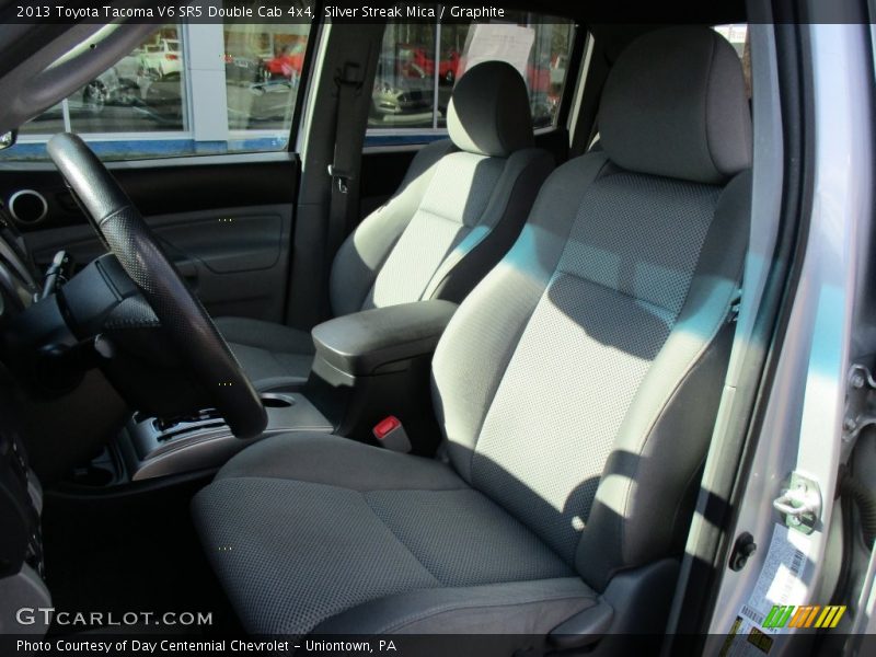 Silver Streak Mica / Graphite 2013 Toyota Tacoma V6 SR5 Double Cab 4x4