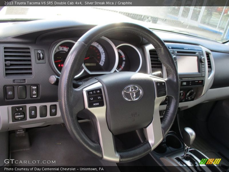 Silver Streak Mica / Graphite 2013 Toyota Tacoma V6 SR5 Double Cab 4x4