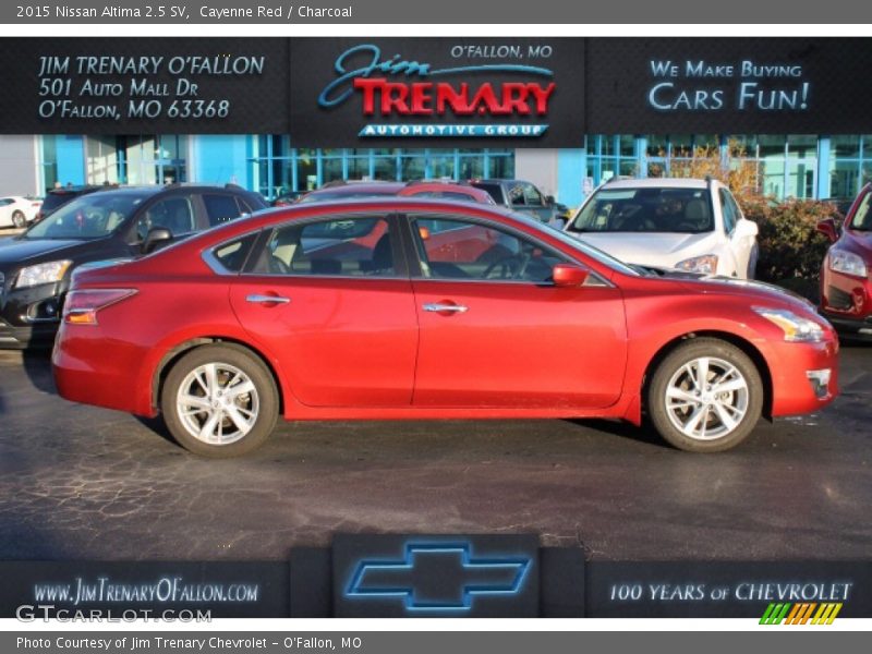 Cayenne Red / Charcoal 2015 Nissan Altima 2.5 SV