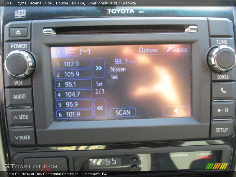 Silver Streak Mica / Graphite 2013 Toyota Tacoma V6 SR5 Double Cab 4x4