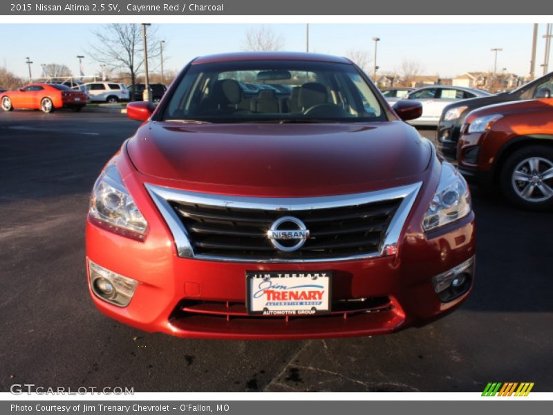 Cayenne Red / Charcoal 2015 Nissan Altima 2.5 SV