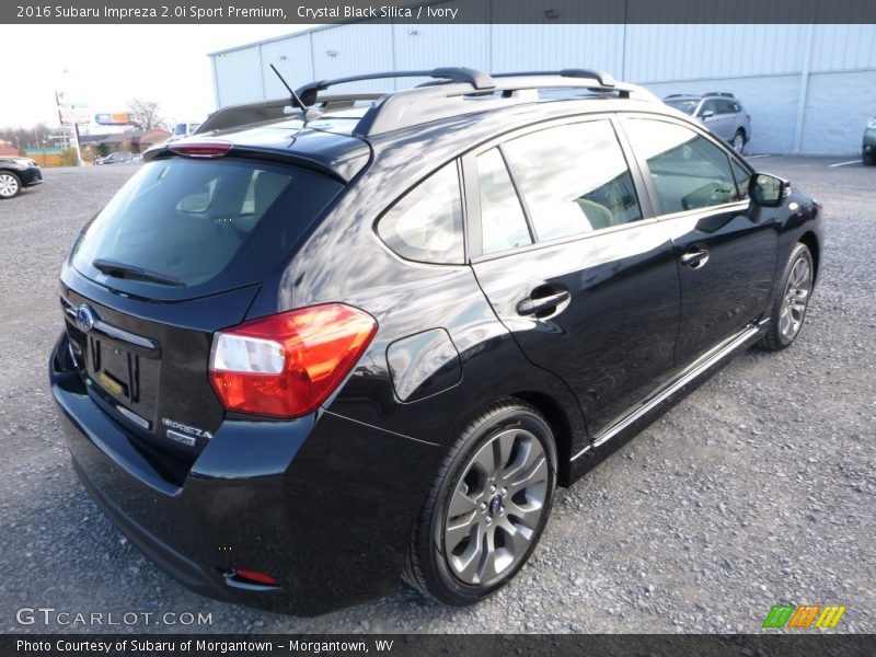 Crystal Black Silica / Ivory 2016 Subaru Impreza 2.0i Sport Premium