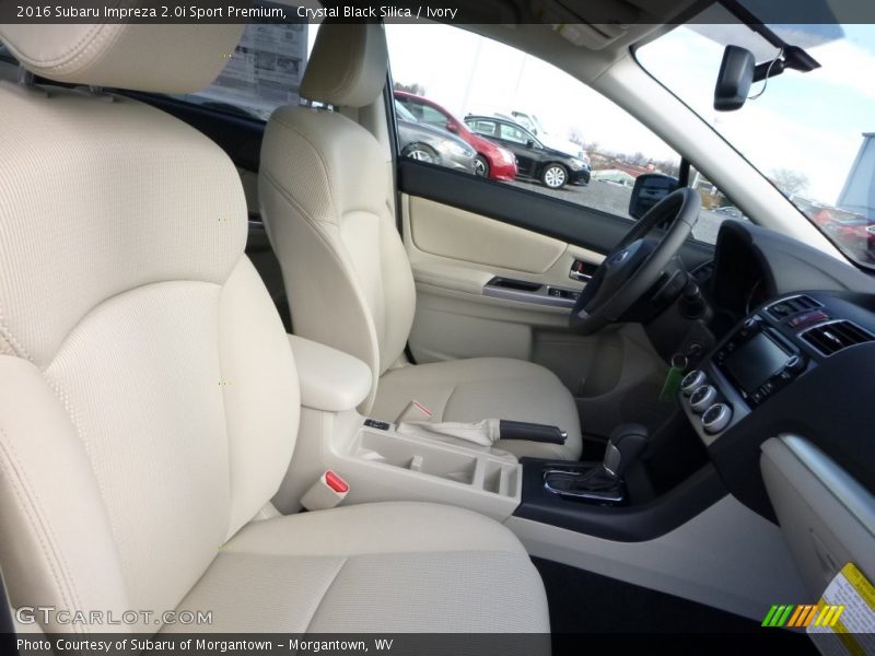 Front Seat of 2016 Impreza 2.0i Sport Premium