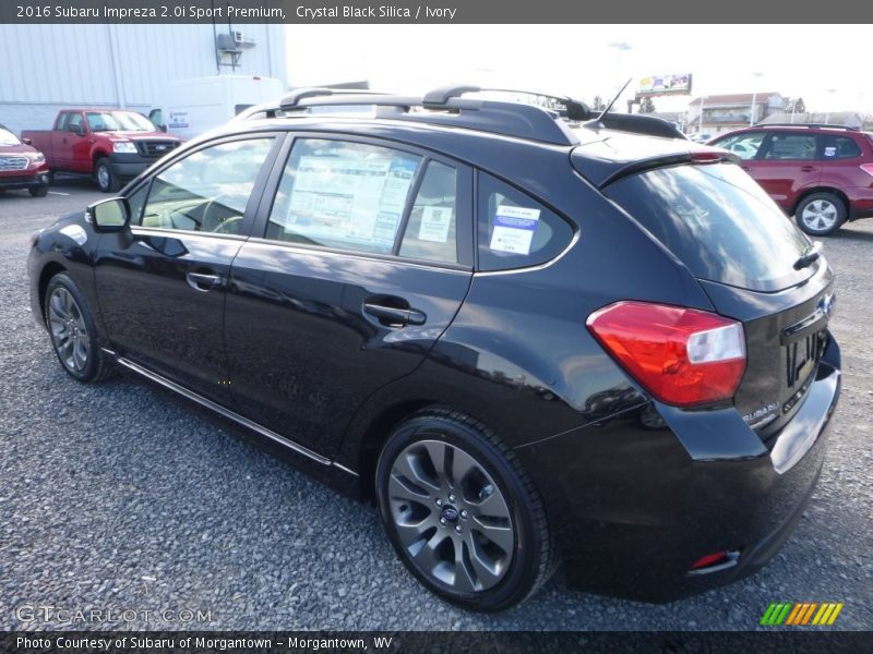 Crystal Black Silica / Ivory 2016 Subaru Impreza 2.0i Sport Premium