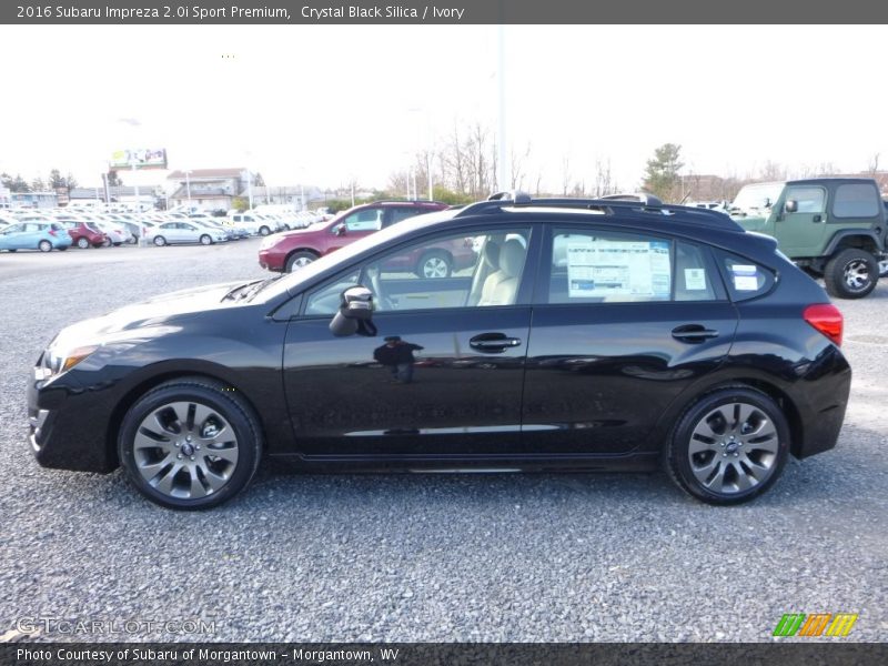  2016 Impreza 2.0i Sport Premium Crystal Black Silica