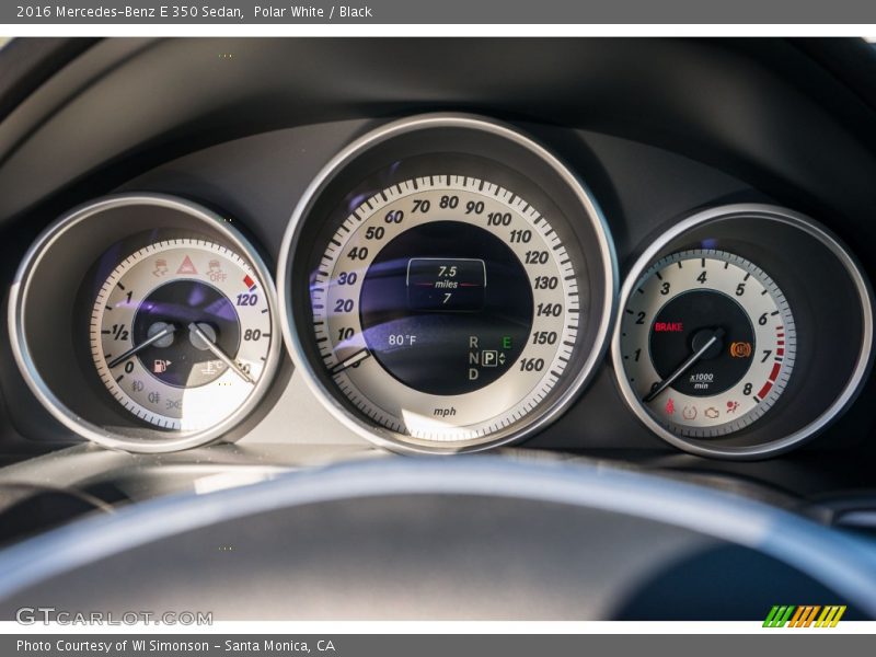 Polar White / Black 2016 Mercedes-Benz E 350 Sedan