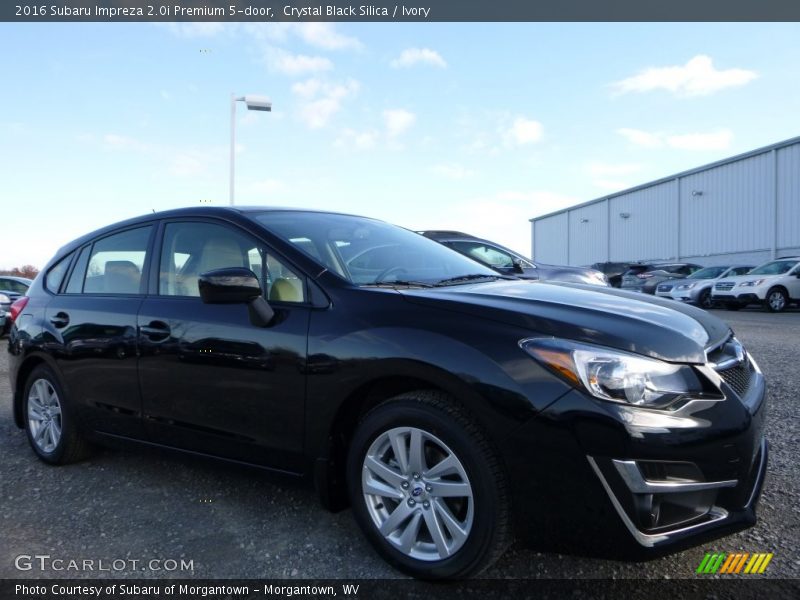 Crystal Black Silica / Ivory 2016 Subaru Impreza 2.0i Premium 5-door