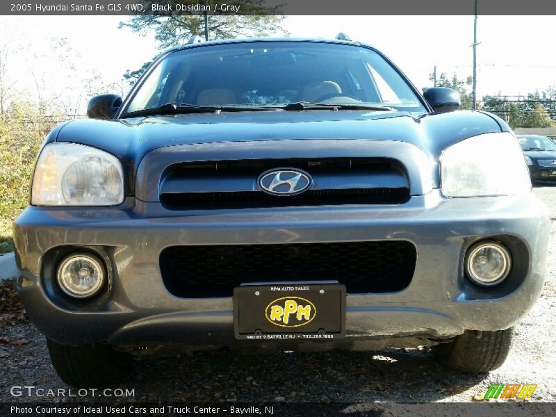 Black Obsidian / Gray 2005 Hyundai Santa Fe GLS 4WD