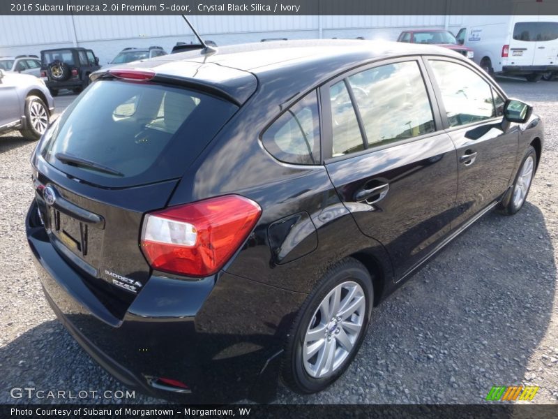 Crystal Black Silica / Ivory 2016 Subaru Impreza 2.0i Premium 5-door