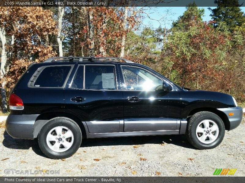 Black Obsidian / Gray 2005 Hyundai Santa Fe GLS 4WD