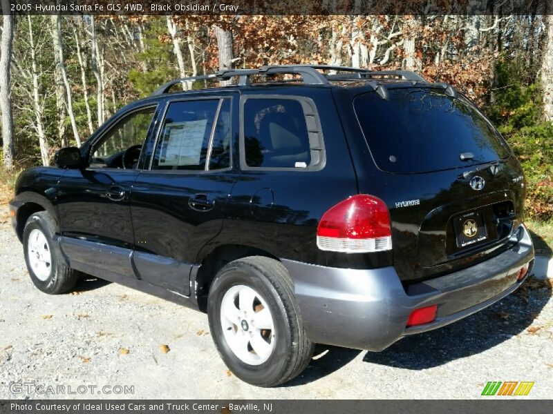 Black Obsidian / Gray 2005 Hyundai Santa Fe GLS 4WD
