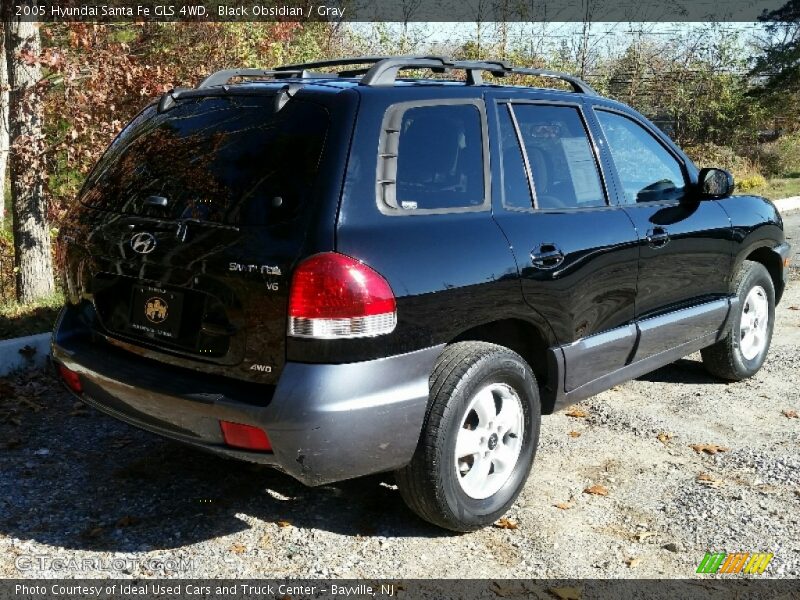 Black Obsidian / Gray 2005 Hyundai Santa Fe GLS 4WD