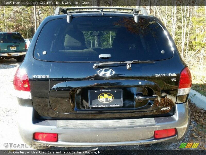 Black Obsidian / Gray 2005 Hyundai Santa Fe GLS 4WD