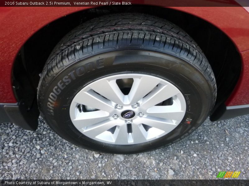 Venetian Red Pearl / Slate Black 2016 Subaru Outback 2.5i Premium