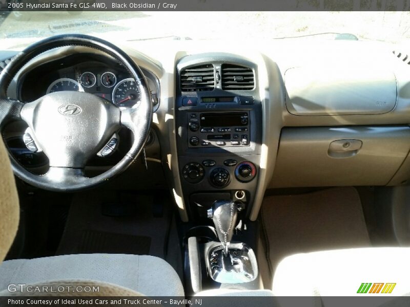 Black Obsidian / Gray 2005 Hyundai Santa Fe GLS 4WD
