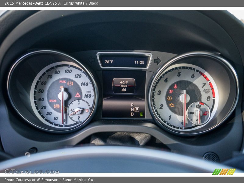 Cirrus White / Black 2015 Mercedes-Benz CLA 250