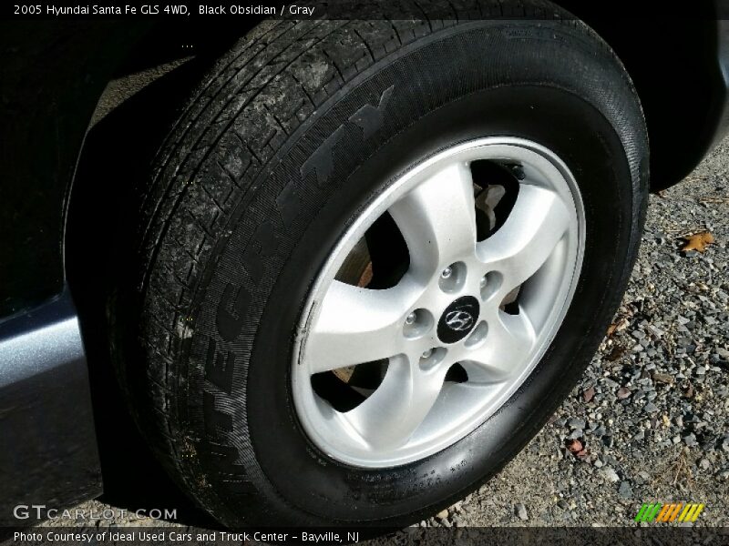 Black Obsidian / Gray 2005 Hyundai Santa Fe GLS 4WD