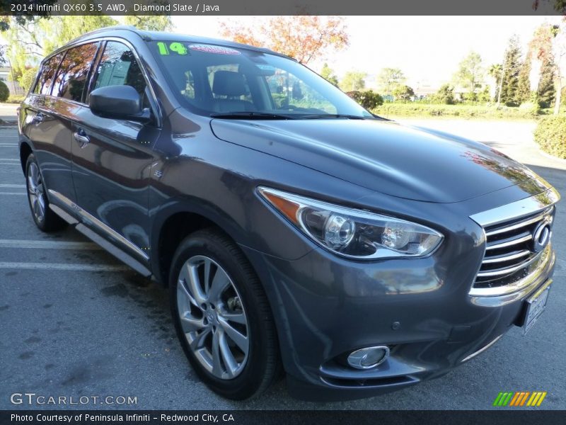 Diamond Slate / Java 2014 Infiniti QX60 3.5 AWD