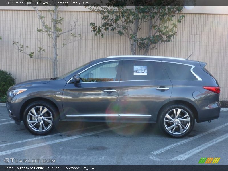 Diamond Slate / Java 2014 Infiniti QX60 3.5 AWD