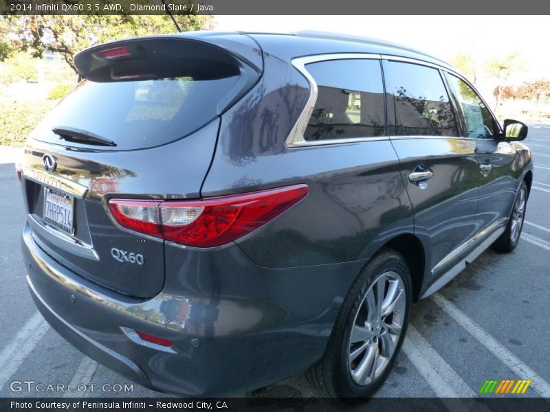 Diamond Slate / Java 2014 Infiniti QX60 3.5 AWD