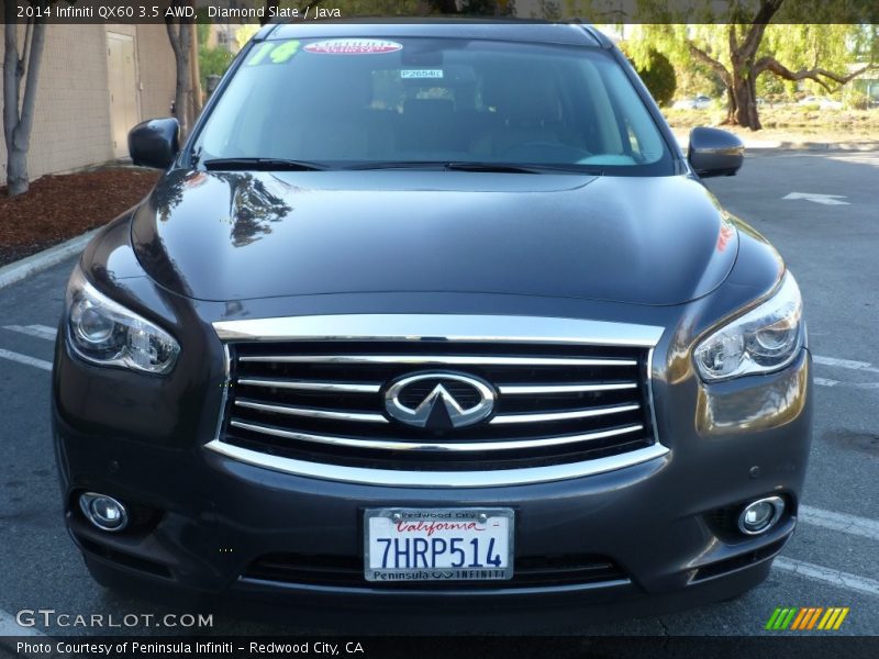 Diamond Slate / Java 2014 Infiniti QX60 3.5 AWD