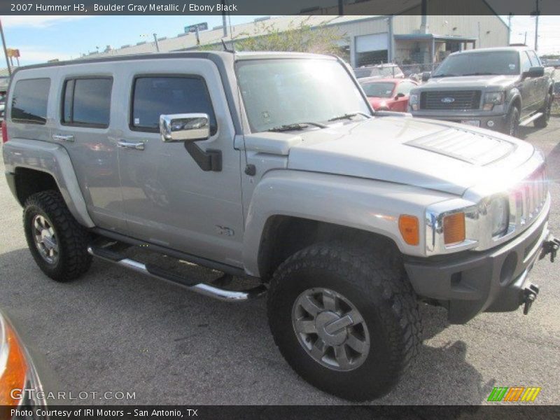 Boulder Gray Metallic / Ebony Black 2007 Hummer H3